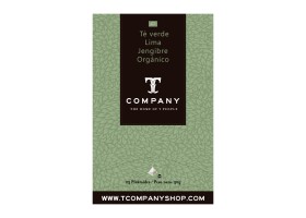 Té verde Lima Jengibre Orgánico 25 Bolsitas