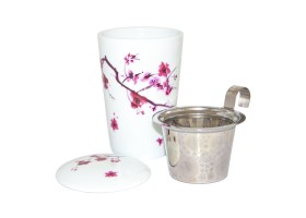Taza Infusora Flor de Cerezo