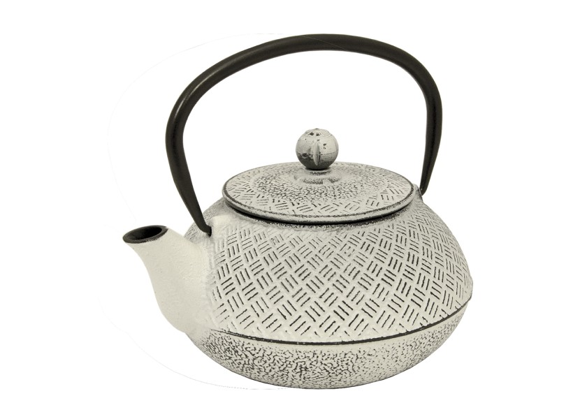 Tetera de Hierro Blanca