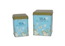 Lata Tea azul